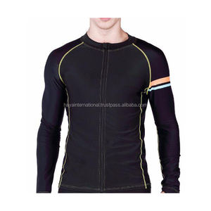 เสื้อแรชการ์ดแขนยาวสีดำพิมพ์ซับลิเมชันงานออกแบบด้วยตัวเองสำหรับ HIRG09 - Product Image 3