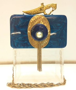 Artisanat de luxe belle résine strass sac de soirée Offre Spéciale mariage lumière à la main dame pochette à la mode sac à main - Product Image 4