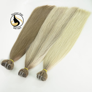 Extension de cheveux naturels blonds 613, tissage fait à la machine, couleur russe, livraison depuis le Vietnam, en stock - Product Image 5