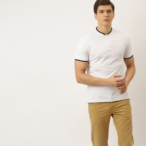 T-shirts personnalisés pour hommes, logo personnalisé, t-shirts unis à col rond, manches courtes, t-shirt décontracté premium pour hommes - Product Image 4