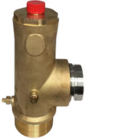 Vanne de cylindre d'extinction d'incendie FM200 HFC227 Structure de contrôle pneumatique 3 \"