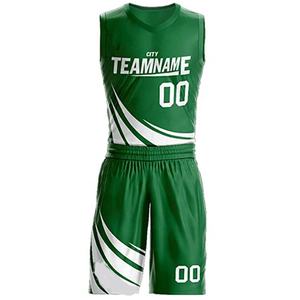 Uniformes de basket-ball en gros pas cher prix dernières nouvelles conceptions personnalisées tailles de logo uniforme de basket-ball réversible garçons filles - Product Image 2