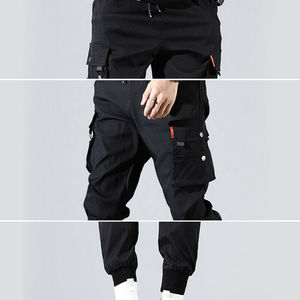 Pantalon Cargo tactique de rue pour hommes, livraison gratuite, style Hip Hop, jogging, poches multiples, culotte de pêche, à la mode - Product Image 3