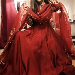 Stylish trendy beautiful-Indian/Pakistani-Party-Wear-floor length -Dress for Party & Wedding wear=2020 - Product Image 1