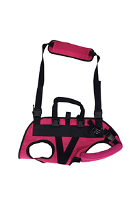 Chien gilet harnais réglable pour chien âgé réadaptation fauteuil roulant accessoire multifonctionnel chien vêtements (taille L) - Product Image 3