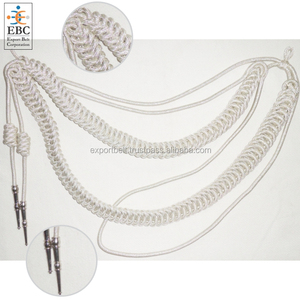 Cordons d'épaule en mylar métallisé pour uniforme, cordons de citation personnalisés, accessoires d'uniforme EBC - Product Image 5