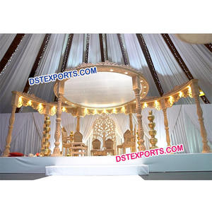 Set de manchettes en bois sculpté pour mariage, lot de 10 pièces, sculpté à la main - Product Image 1