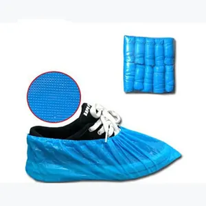 Plastic PE CPE Waterproof Disposable Shoe Cover for Clean Room