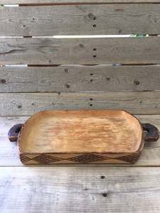Attractive Ordered Mango Wood Best Designer Wooden Rectangular Unique Tray Distressed Wood Serving Tray - Product Image 4