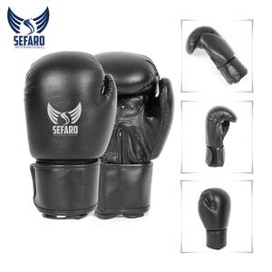 Gants de boxe de poinçonnage professionnels légers de 12oz Meilleur prix Équipement d'entraînement Logo personnalisé Tailles 8oz Fabriqué en cuir de haute qualité - Product Image 3