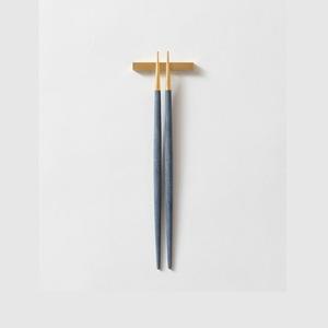 ตะเกียบตะเกียบทองเหลืองสีทองและสีฟ้าดีไซน์ใหม่พร้อมใช้งานที่บ้านร้านอาหารและโรงแรม - Product Image 1