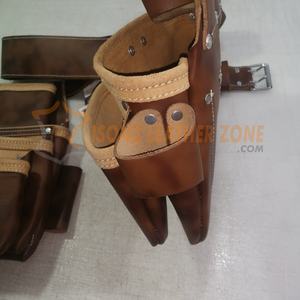 น้ำควายหนังเข็มขัดเครื่องมือกระเป๋ากระเป๋าช่างไม้ - Product Image 4