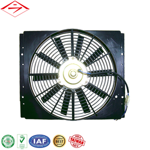 Otomobil parçaları üreticisi radyatör araba fanı soğutma MOTOR FAN muhafazası evrensel tip için 14 "* 18" 12V