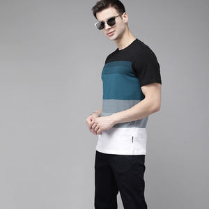 Nouveau design T-shirt de luxe en coton de couleur unie de haute qualité pour hommes T-shirts à col rond surdimensionné pour hommes - Product Image 4