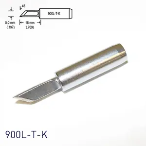 Ponta de solda de substituição 900l, série hakko 928 936 937 933 934 701 702b 908 900l estação de solda de retrabalho