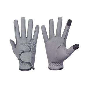 Gants d'hiver en cuir équestre de qualité supérieure en microtissu de haute qualité Gants de sport de sécurité de course personnalisés OEM - Product Image 2