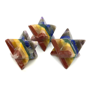 Chakra Bonded Merkaba Star Piedra preciosa de energía positiva de la India - Product Image 1