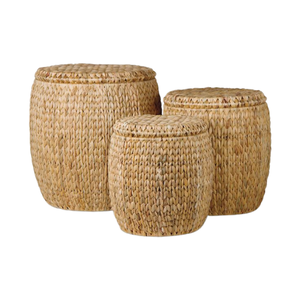 Vietnamese Water Hyacinth Round Cushion Pad for Living Room New Style Cushion Pad With Best Price - Product Image 4