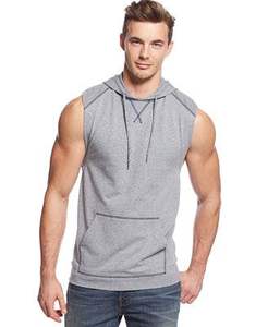 Sweat-shirt décontracté sans manches avec capuche, noir, personnalisable, prix réduit - Product Image 6