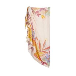 Vêtements de sport imperméables pour femmes Maillot de bain de fitness Animal Floral Vichy Printed Beach Wrap Pareo Towel - Product Image 4
