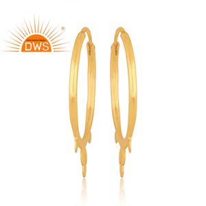 Pendientes de Aro Tradicionales de Plata de Ley 925 Bañados en Oro, los Más Vendidos del 2026, para Mujer, Fabricante de Joyería de Plata - Product Image 2