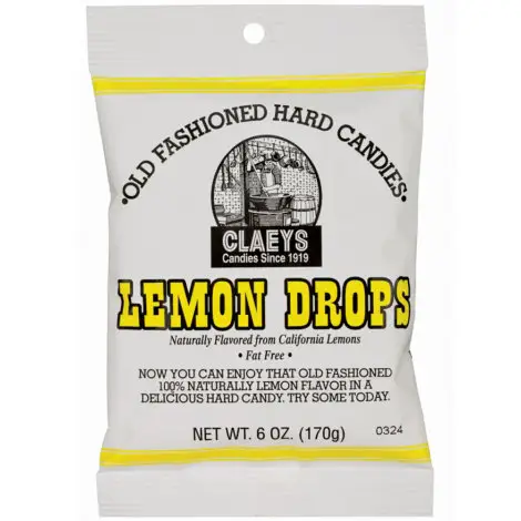 Claey's Old Fashioned Candy, Lemon Drop (1-Bag)