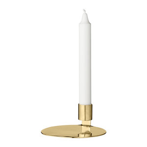 เชิงเทียนทองเหลืองสีทองสี่แขน brassworld อินเดีย - Product Image 3