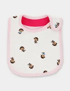 Good Quality 100% Organic Cotton Custom Design Cute embroidered Baby Bibs by canleo international