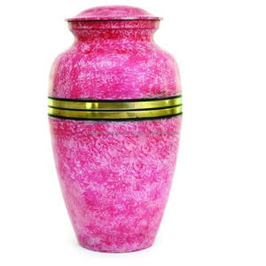 Urnas de cremación para adultos de latón de alta calidad con diseño de perlas y urnas funerarias de metal con acabado dorado para cenizas. - Product Image 4