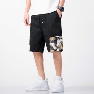 Short de gymnastique athlétique pour hommes à prix abordable Short de sport imprimé pour entraînement de fitness Short de gymnastique athlétique en polyester pour hommes - Product Image 5