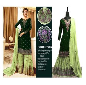 Materiales de vestido indio-Material de vestido de tela de algodón - Product Image 1