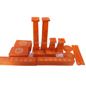 Nouveau concepteur bois porte-bâton d'encens cône brûleur écologique debout encens sapin parfums boîtes coloré religieux - Product Image 1