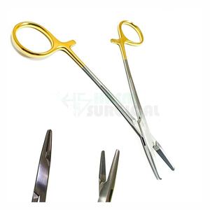 Pince porte-aiguille T.C de bonne qualité 14.3cm porte-aiguille en carbure de tungstène Instruments chirurgicaux dentaires - Product Image 1