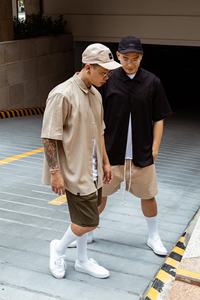 High Quality Breathable Eco-Friendly Plain Men's 100% Cotton Short Sleeves Custom Logo Streetwear <b>Shirt</b> Made in Vietnam - Product Image 4