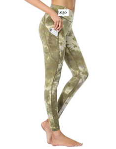 Women's High Waist Yoga Pants With Pockets,Full Length Leggings <b>Tummy</b> <b>Control</b> Soft Running Pants Hot Selling Leggings - Product Image 4