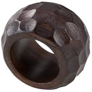 Porte-serviettes en bois, forme ronde, 1 pièce, design Unique en bois naturel, pour fête de noël, décoration pour la maison, articles cadeaux - Product Image 4