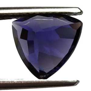 7mm Trillion Cut <b>Natural</b> IOLITE Wholesale Factory Price High Quality Faceted Loose Gemstone Per Carat <b>NATURAL</b> IOLITE - Product Image 2