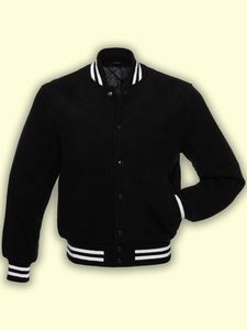 Veste de Baseball en coton personnalisé, Logo brodé personnalisé, vente en gros, pour hommes, lettres, Varsity - Product Image 6