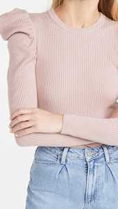 เสื้อสเวตเตอร์ไหมพรมถักมือสำหรับผู้หญิง ทำจากขนสัตว์/อะคริลิก ป้องกันการเป็นขุย คอกลม แขนยาว สไตล์ลำลอง สำหรับฤดูหนาว บริการ OEM - Product Image 2