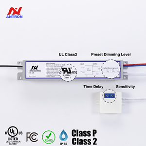 Công nghệ cao 60 Wát đầu ra duy nhất dẫn lái xe không thấm nước cảm biến chuyển động với thời gian điều chỉnh cho <span class=keywords><strong>LED</strong></span> chiếu sáng AC-DC năng lượng chuyển giao - Product Image 5