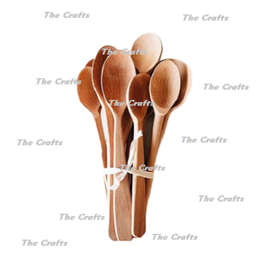 Dernier modèle Ensemble de couverts en bois pour la maison et le restaurant Table à manger Cuillères décoratives Ensemble de couverts - Product Image 1