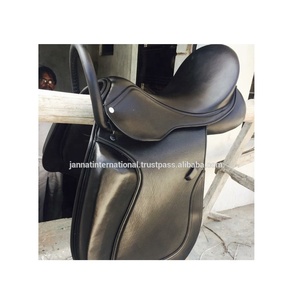 Silla de Montar Inglesa de Cuero Genuino de la Mejor Calidad, Color Negro, con Logotipo Personalizado para Equitación, ISO 9001 - Product Image 2
