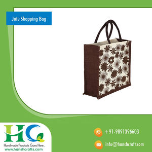 ถุงปอกระเจาพิมพ์ลายอเนกประสงค์แบบย่อยสลายได้กระเป๋าแฟชั่นผลิตจากผู้ผลิตอินเดีย - Product Image 6