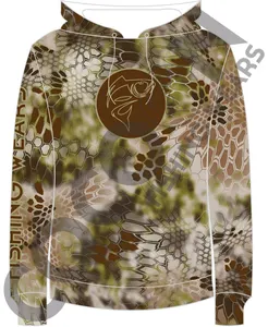 Honey Comb-Sudadera con capucha personalizada para hombre y mujer, jersey de camuflaje con capucha, diseño de servicio OEM, nueva gran oferta - Product Image 1