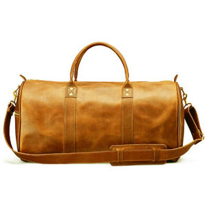 Maletas de cuero de marca de lujo clásicas unisex hechas a mano reales con logotipo clásico estilo de transporte de Venta caliente de fábrica Popular - Product Image 2