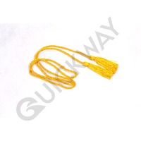 Cordons tressés enduits de haute qualité à prix raisonnable pour uniformes cérémoniels, accessoires vestimentaires, couleur personnalisée, écologiques