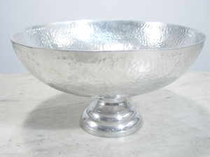 Aluminum Pedestal Fruit & Pastry Bowl - Product Image 5