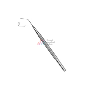Sinskey Lens Manipulating Hook Ophthalmic Surgical Instruments Medical Grade Stainless Steel <b>Titanium</b> Angled Blunt Tip Reusable - Product Image 3