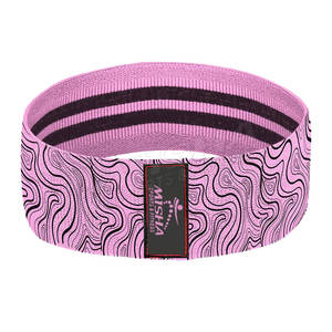 Bande de résistance en tissu robuste pour femmes, levage de poids, bande de résistance, Logo personnalisé, bon marché, confortable et forte pour les hanches - Product Image 1