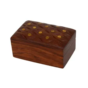 תעשייתי באיכות עץ עיצוב כרטיסי תיבת עם טרי חום בצבע גמר עיצוב עץ כרטיסי אחסון תיבה
